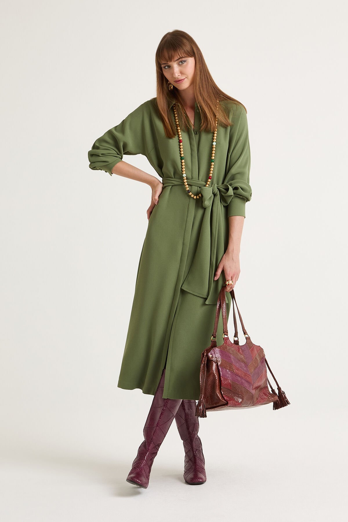 Maliparmi SABLÈ CREPE KLEID Farn JF667550166