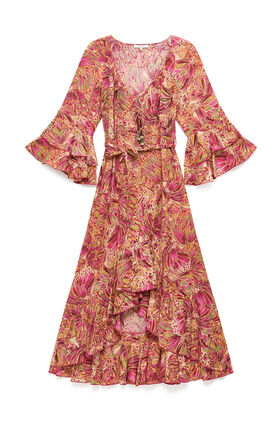 Malìparmi SWEET BUTTERFLY DRESS Yellow JF669515217