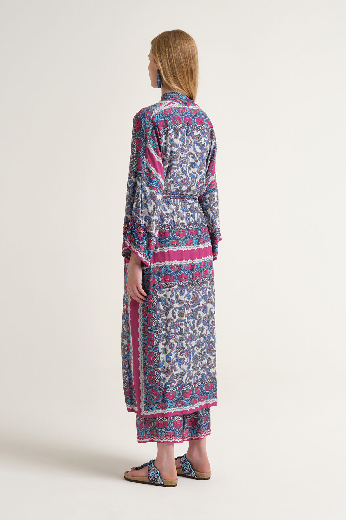 Malìparmi SUNSET PAISLEY DRESS Light Blue JF670050662