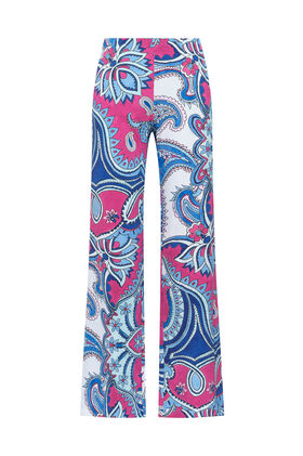 Malìparmi HIPPIE LOTUS TROUSERS Light Blue JH400970671