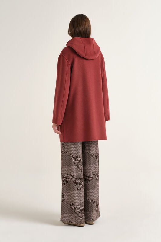 Maliparmi GIACCONE DOUBLE WOOL Bordeaux JA536220276 Maliparmi GIACCONE DOUBLE WOOL Bordeaux JA536220276