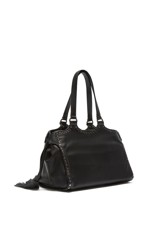 Maliparmi LEATHER REBEL SHOPPING BAG Black BH030203041 Maliparmi LEATHER REBEL SHOPPING BAG Black BH030203041