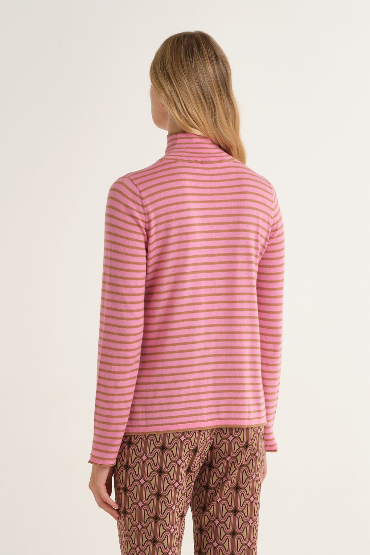 Maliparmi MAGLIA SOFT TOUCH Beige JQ504570538