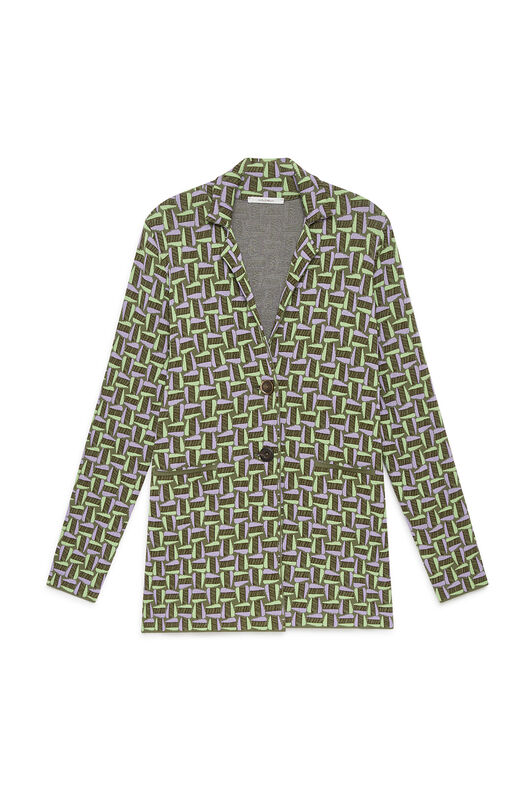 Maliparmi NEW JACQUARD JACKE Grün JD647678208 Maliparmi NEW JACQUARD JACKE Grün JD647678208