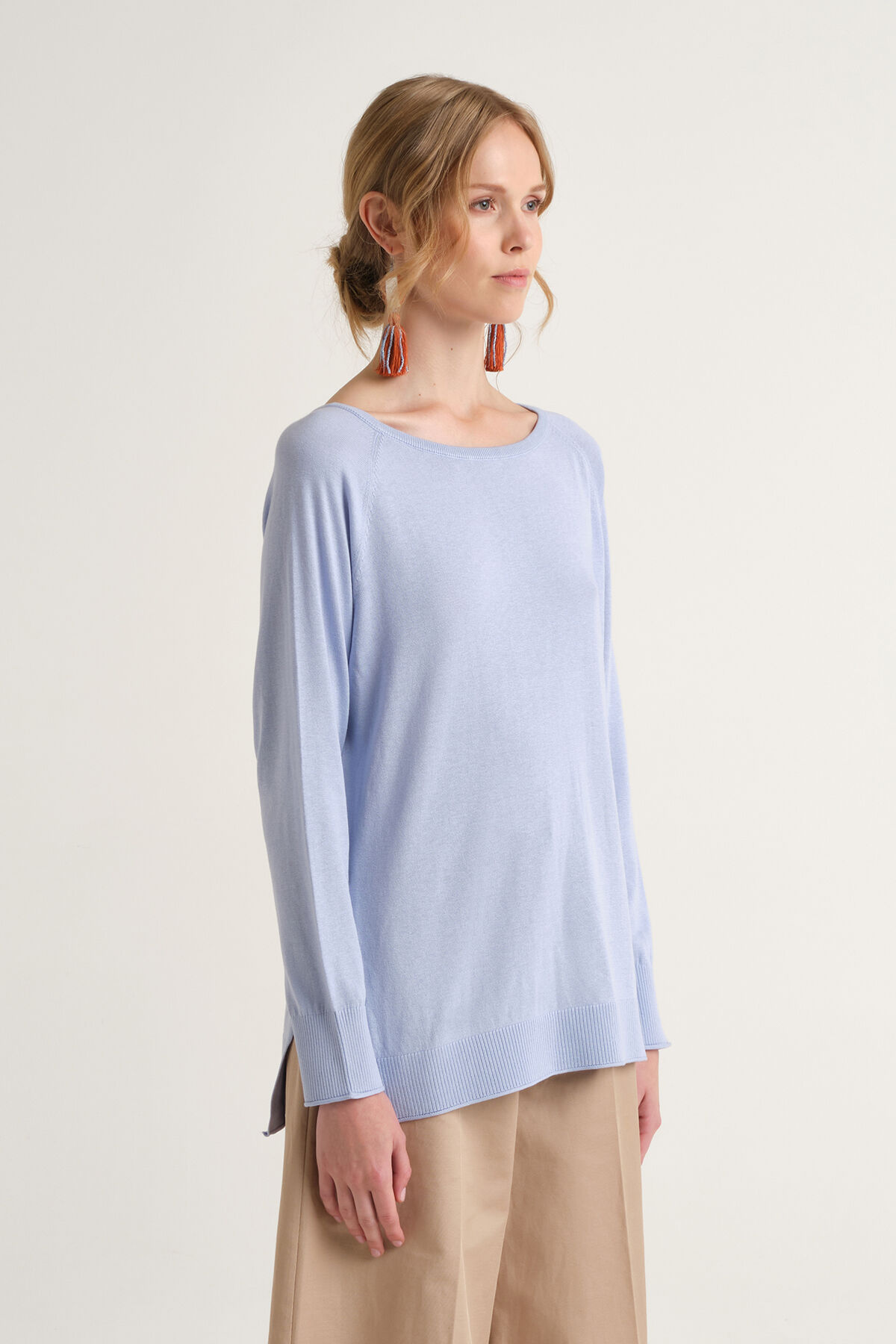 Malìparmi COLOURS OF THE WORLD SWEATER Light Blue JQ507878074