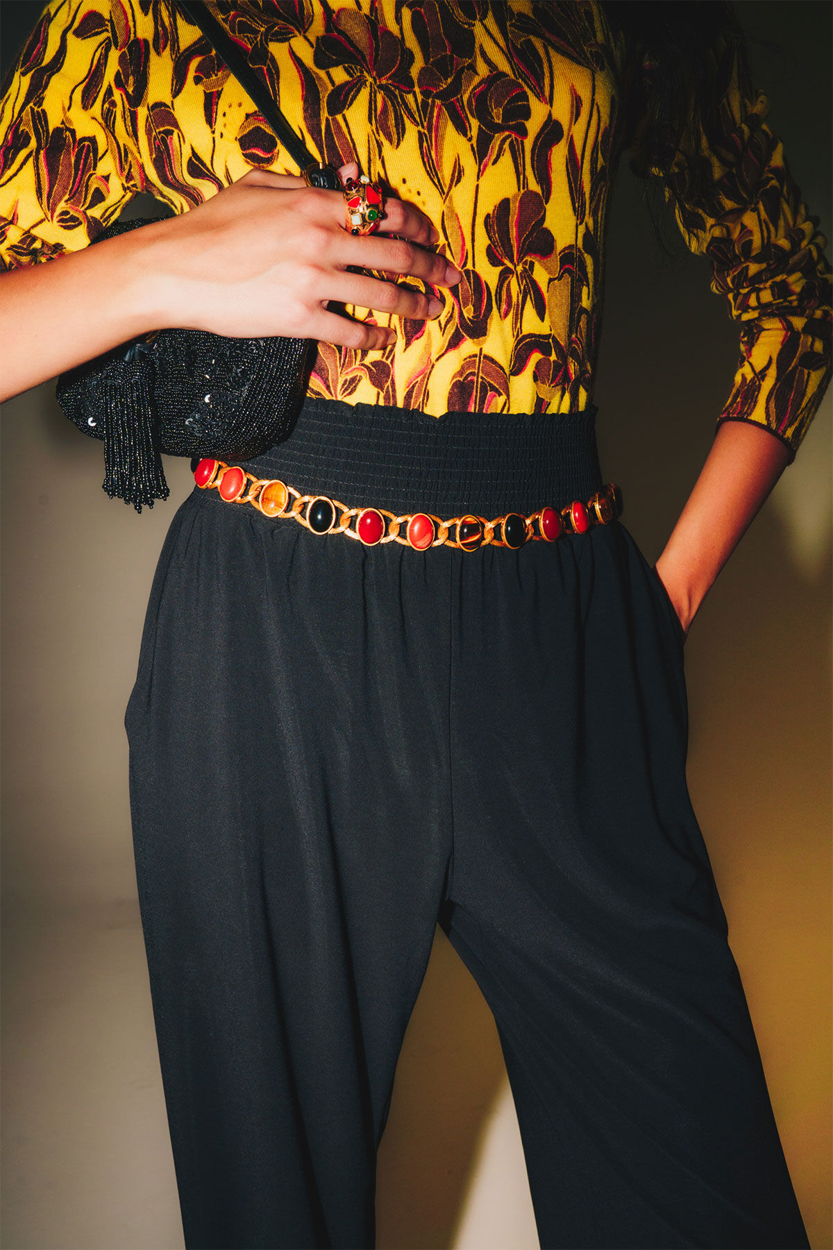 Maliparmi TECNO JERSEY TROUSERS Black JH803570226