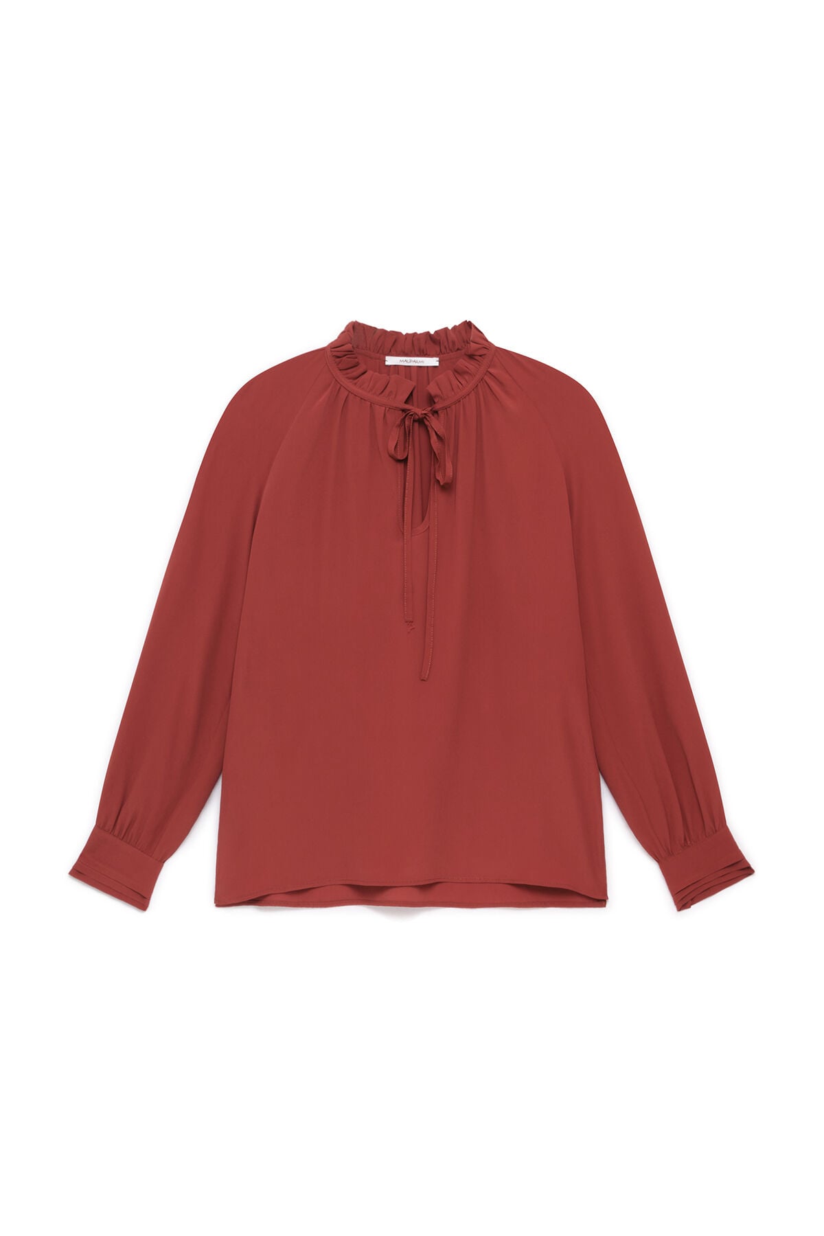 Maliparmi FLUID CREPE SHIRT Burgundy JM559750672 Maliparmi FLUID CREPE SHIRT Burgundy JM559750672