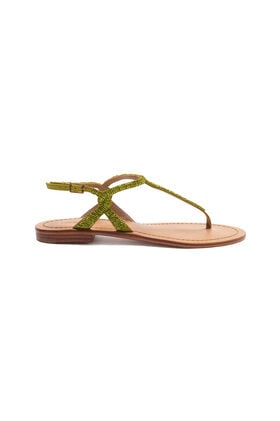 Malìparmi CUTS & BEADS SANDAL Pistachio SA006991069