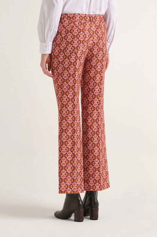 Maliparmi GRAPHIC ORBIT TROUSER Brown JH808150687 Maliparmi GRAPHIC ORBIT TROUSER Brown JH808150687