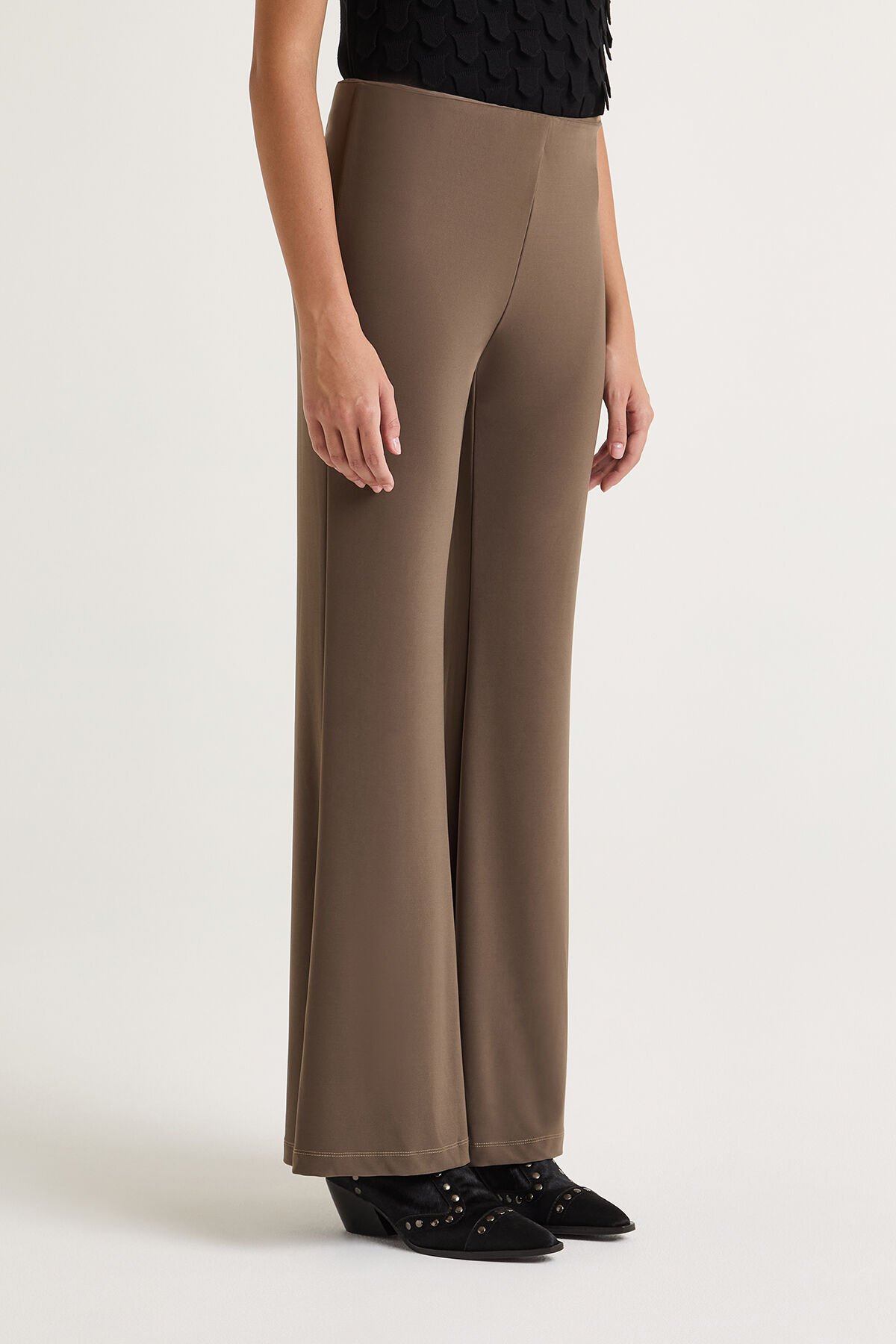 Maliparmi TECNO JERSEY TROUSERS Dark Beige JH400970226