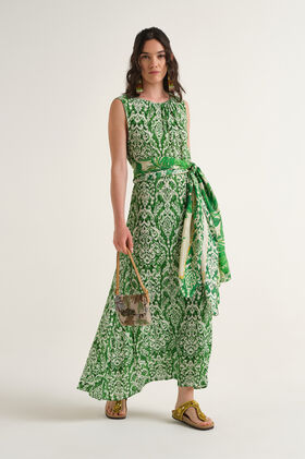 Malìparmi DREAMSCAPE IKAT DRESS Green JF671050671