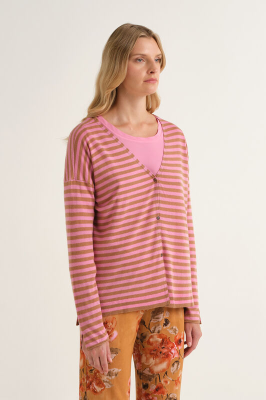 Maliparmi CARDIGAN SOFT TOUCH Beige JN371270538