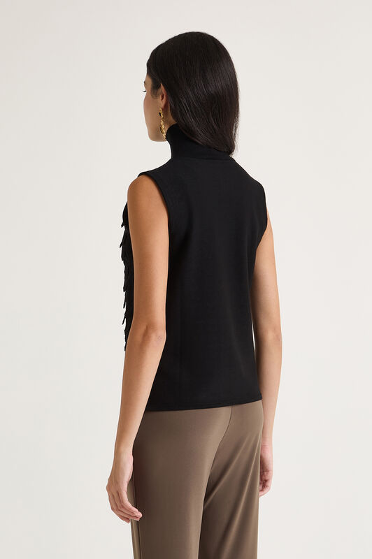 Maliparmi 3D STITCH TOP Black JP554978205