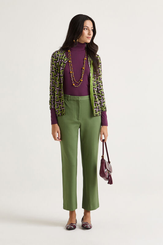 Maliparmi MILANO STITCHING TROUSERS Fern JH801550654