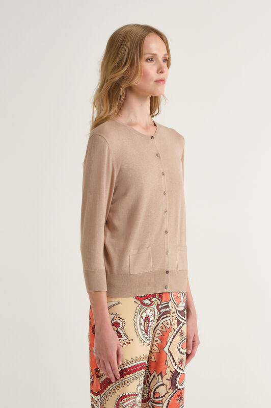 Malìparmi COLOURS OF THE WORLD CARDIGAN Sand JN218278074