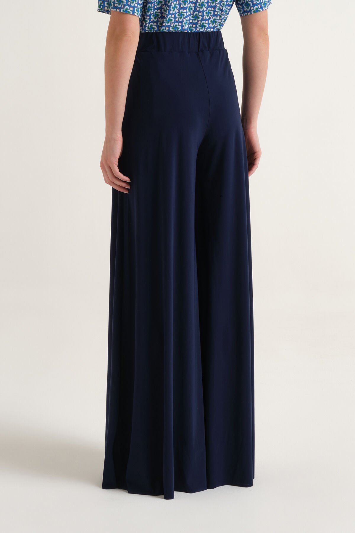 Malìparmi SOFT JERSEY PANTALÓN Azul Marino JH011770210