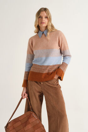 Maliparmi MAGLIA WOOL WINTER SUNSET Marrone JQ513078217