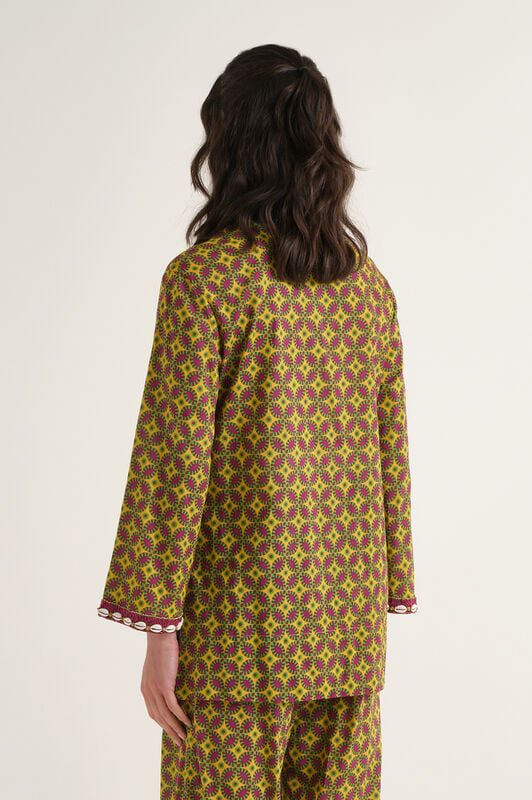 Malìparmi FLORAL SPIN SHIRT Yellow JM559215215