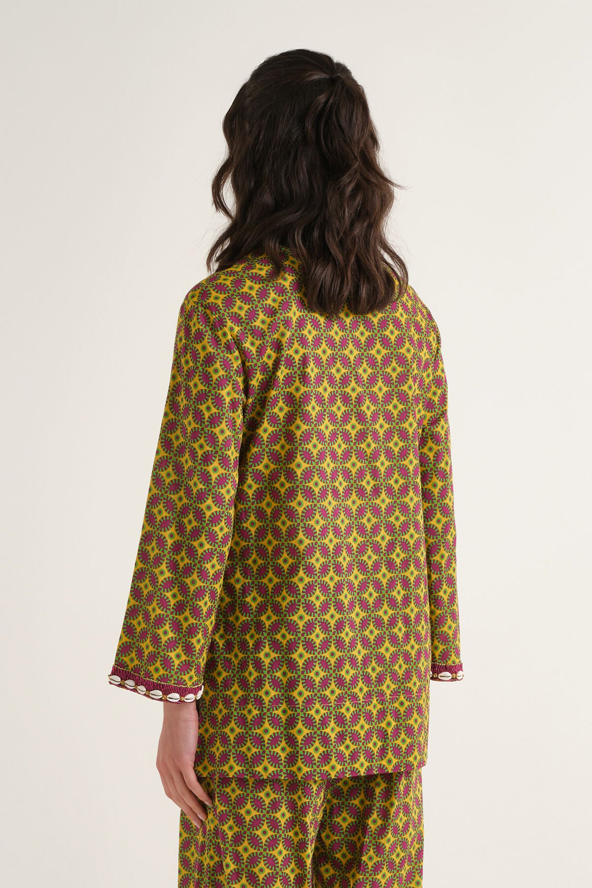 Malìparmi FLORAL SPIN SHIRT Yellow JM559215215