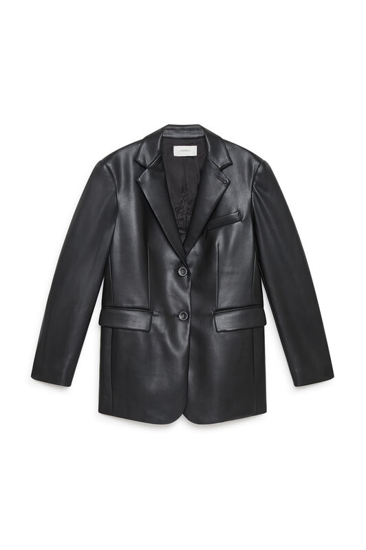 Maliparmi ECO LEATHER LOOK JACKET Black JD644950659