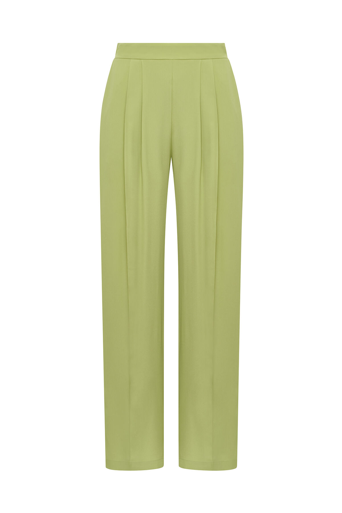 Malìparmi FLUID CREPE TROUSERS Green JH806250672