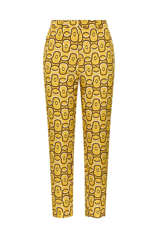 Maliparmi ROLLING CHAIN TROUSERS Yellow JH801560169
