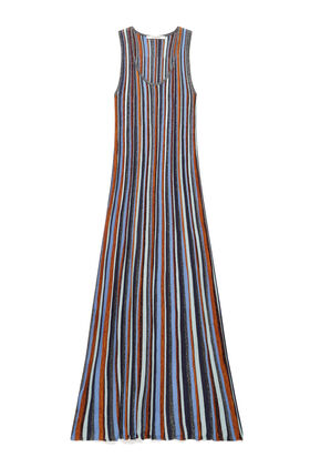 Malìparmi ABITO FLEXAGE STRIPES Azzurro JF951378211