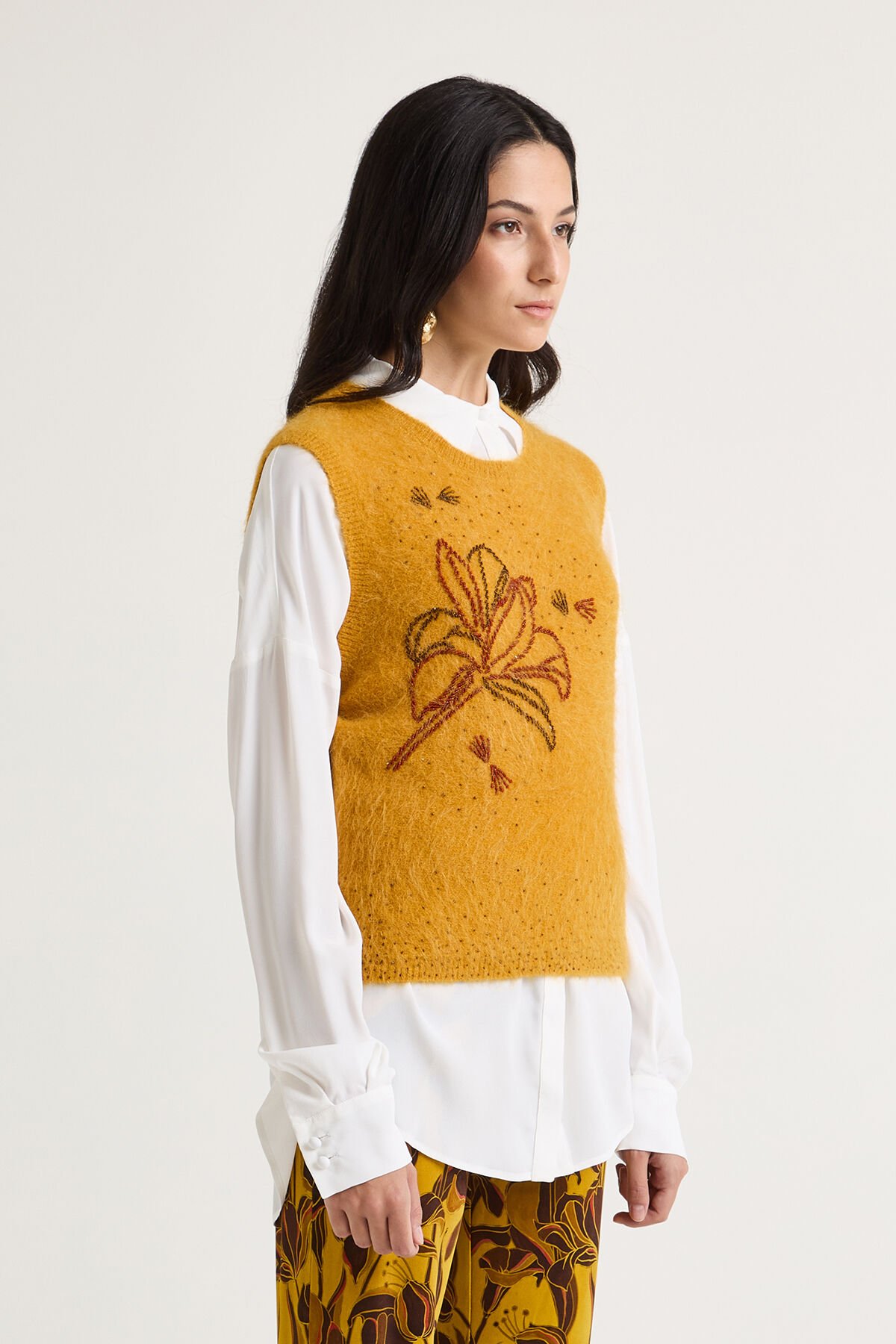 Maliparmi TOP SOFT ALPACA Senape-Mustard JP554878202