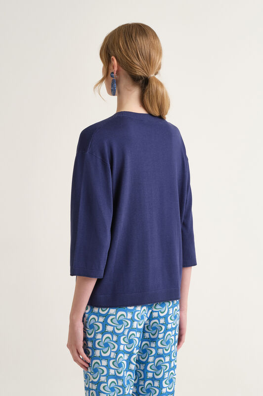 Malìparmi COLOURS OF THE WORLD PULL Bleu Marine JQ511678074