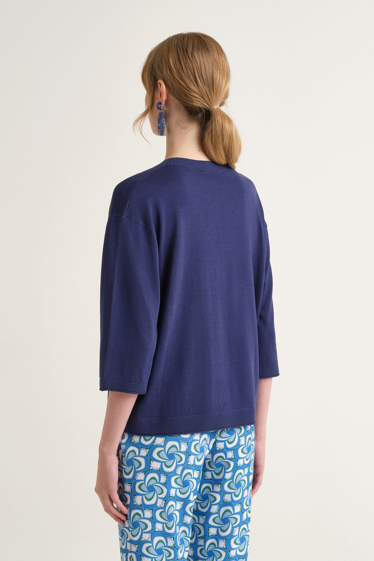 Malìparmi COLOURS OF THE WORLD PULL Bleu Marine JQ511678074