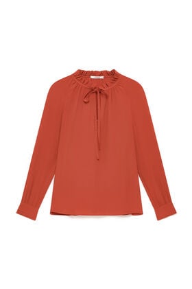 Maliparmi FLUID CREPE SHIRT Rust JM559750672
