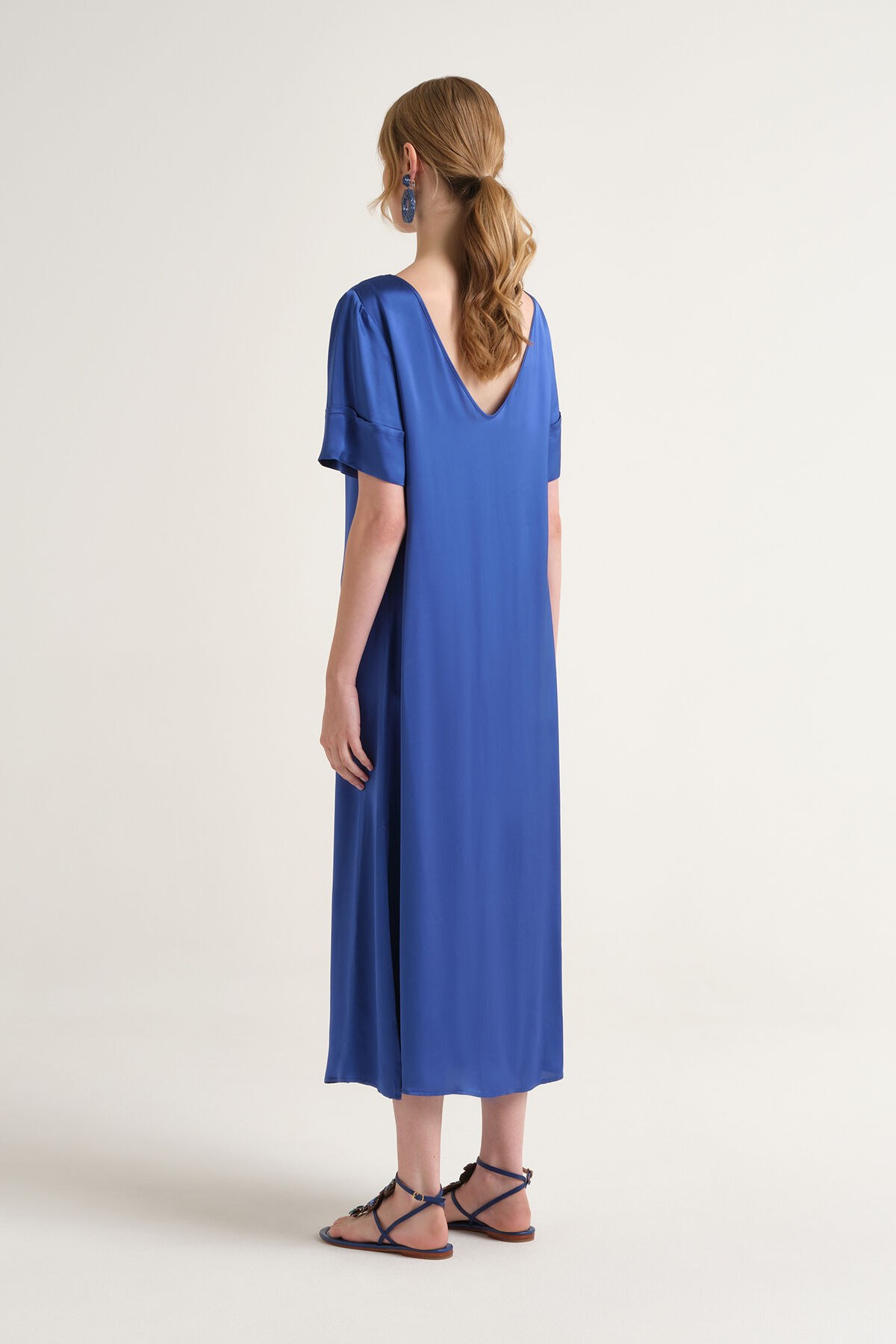 Malìparmi SHINY CADY DRESS Cobalt JF670950631