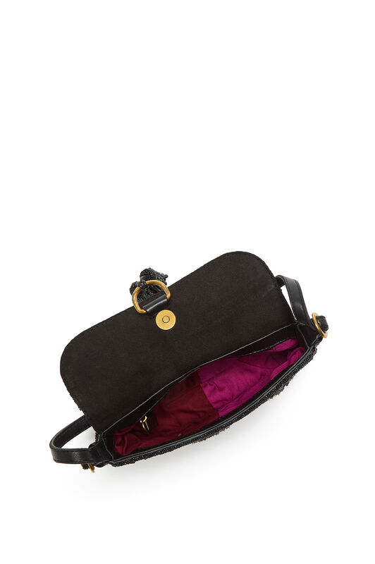 Maliparmi BORSA PICCOLA A SPALLA NOCTURNAL ROSE Nero BF001391245