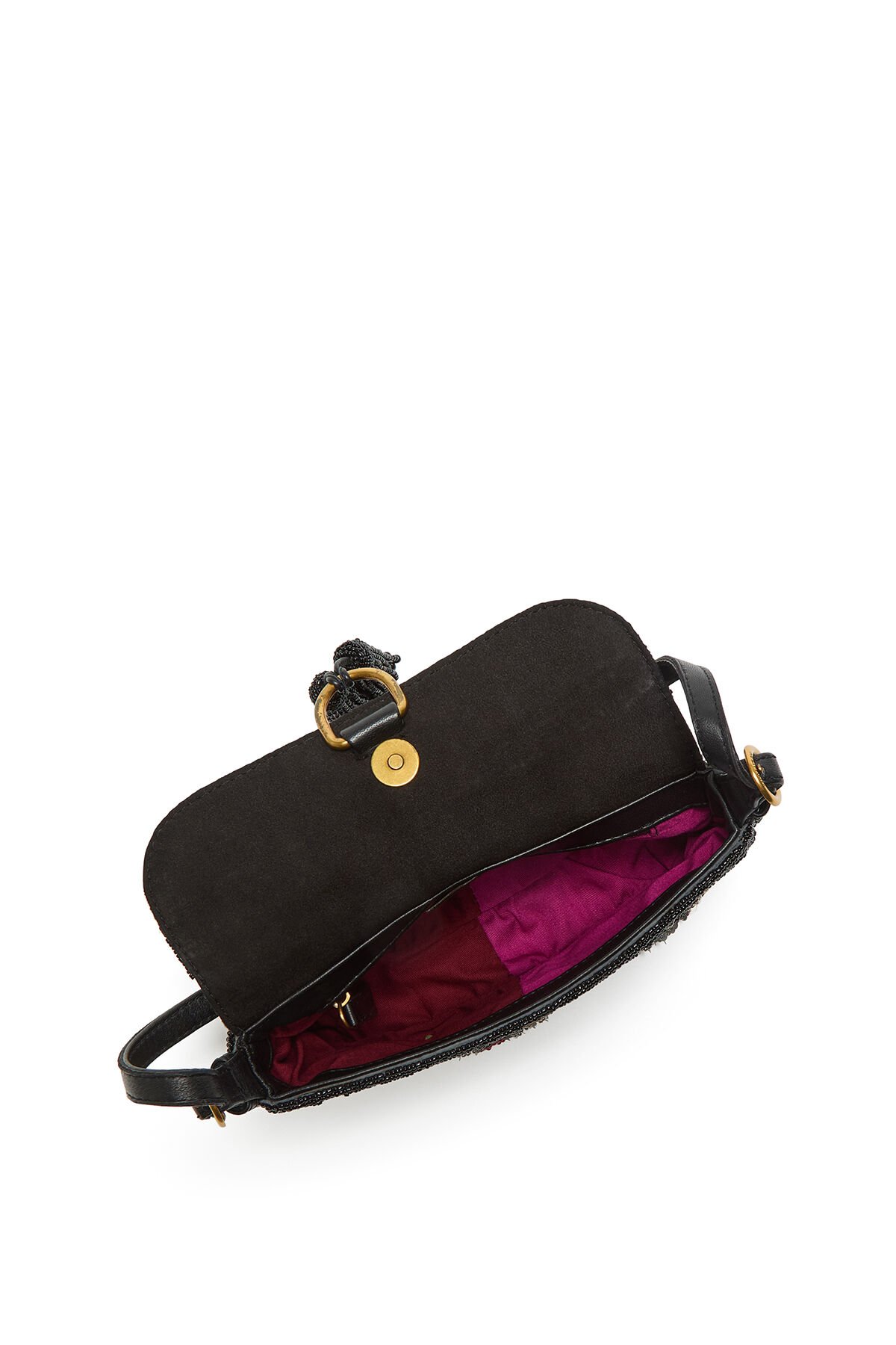 Maliparmi BORSA PICCOLA A SPALLA NOCTURNAL ROSE Nero BF001391245