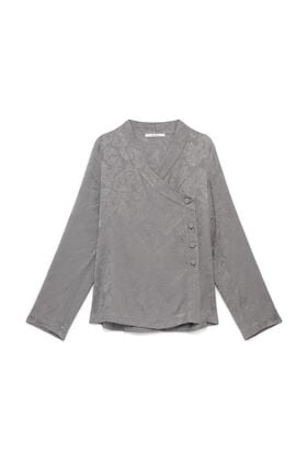 Maliparmi DAMASK JACQUARD SHIRT Grey JM559850684