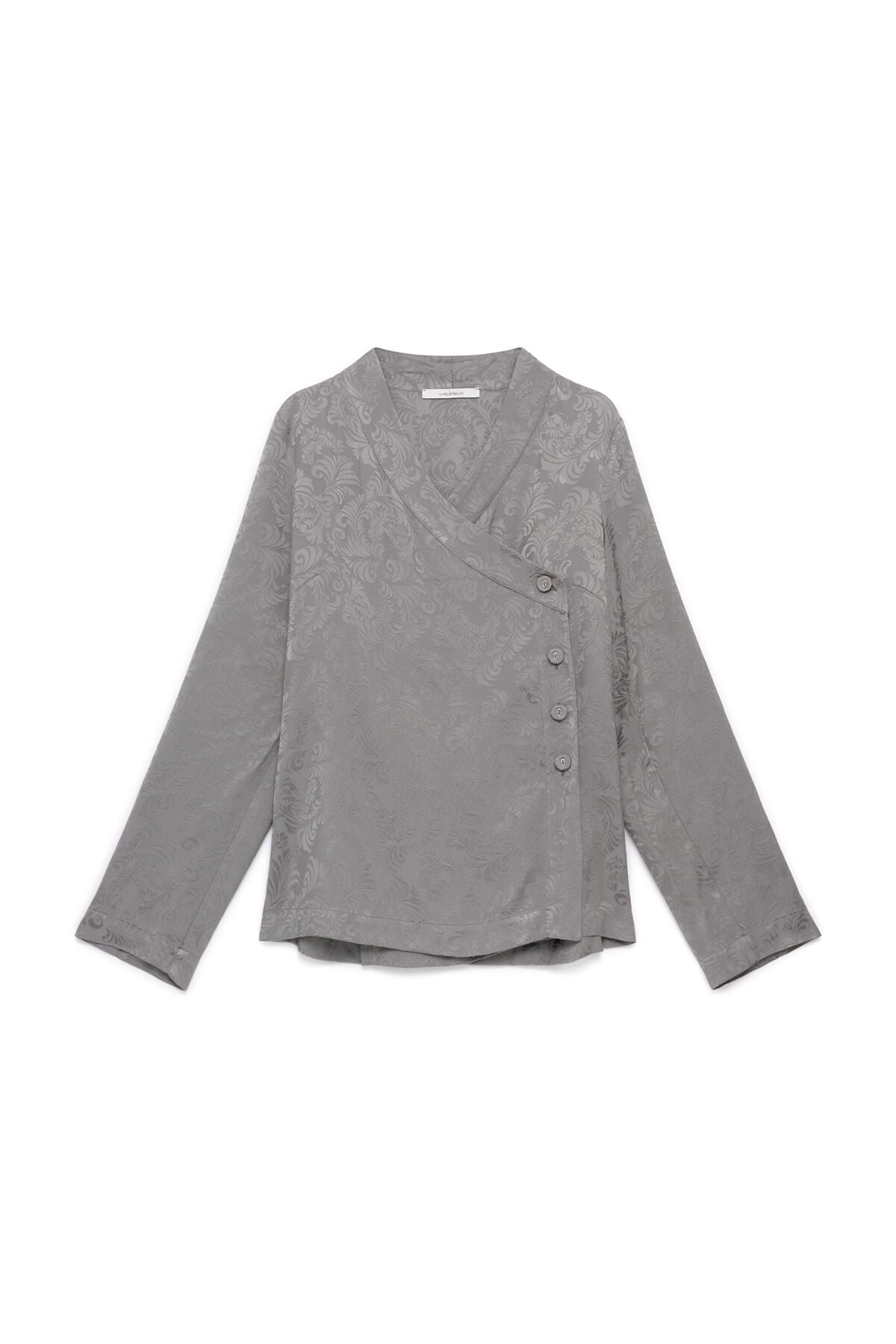 Maliparmi DAMASK JACQUARD SHIRT Grey JM559850684 Maliparmi DAMASK JACQUARD SHIRT Grey JM559850684