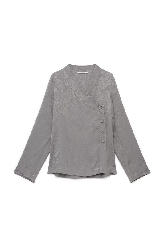 Maliparmi DAMASK JACQUARD SHIRT Grey JM559850684 Maliparmi DAMASK JACQUARD SHIRT Grey JM559850684