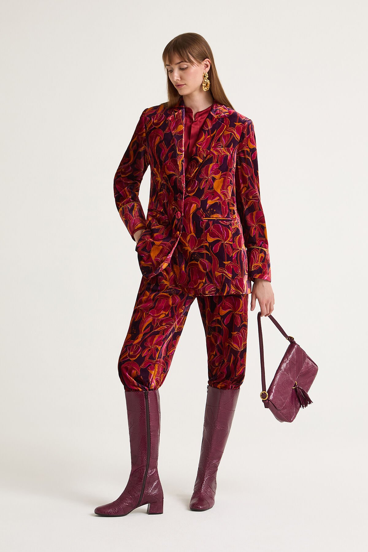 Maliparmi LILY'S BALLET JACKET Bordeaux JD647161052