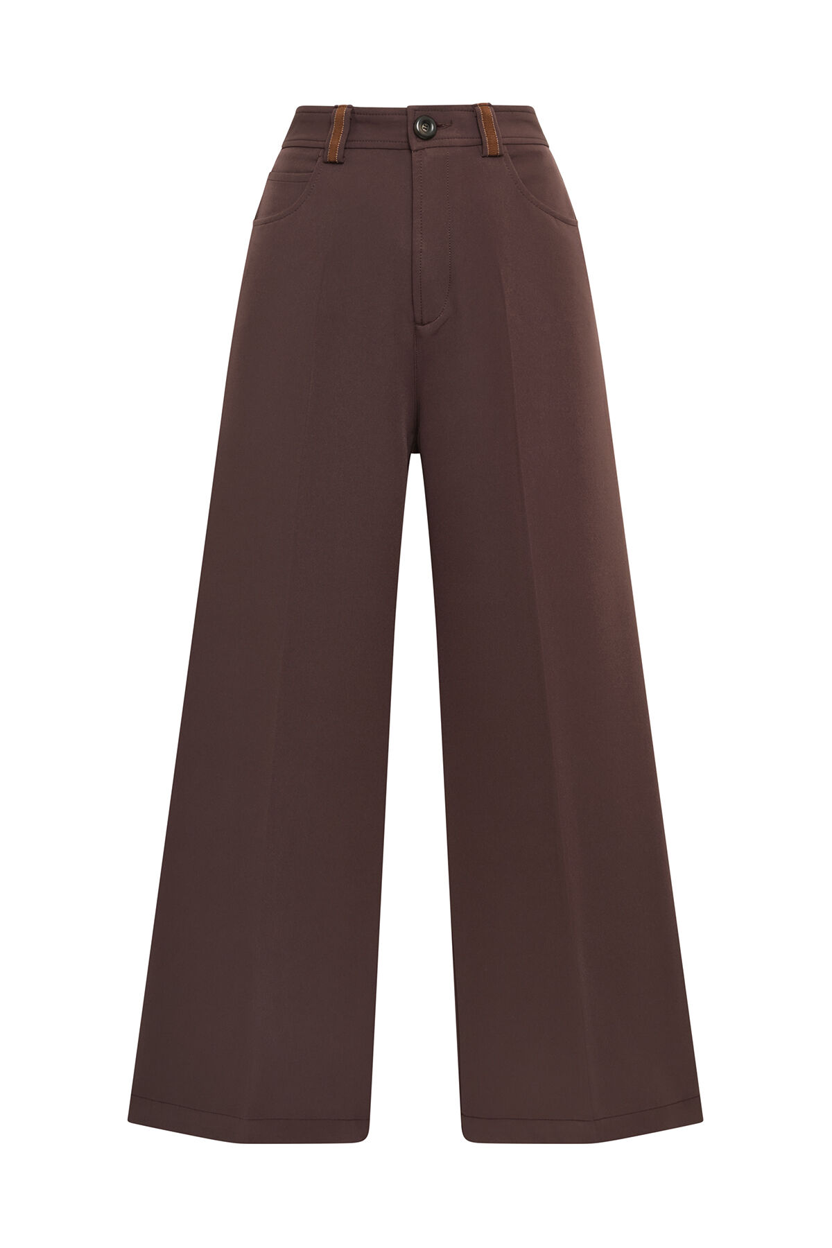 Maliparmi SLEEK MATTE PANTALON Marron Froid JH804050689