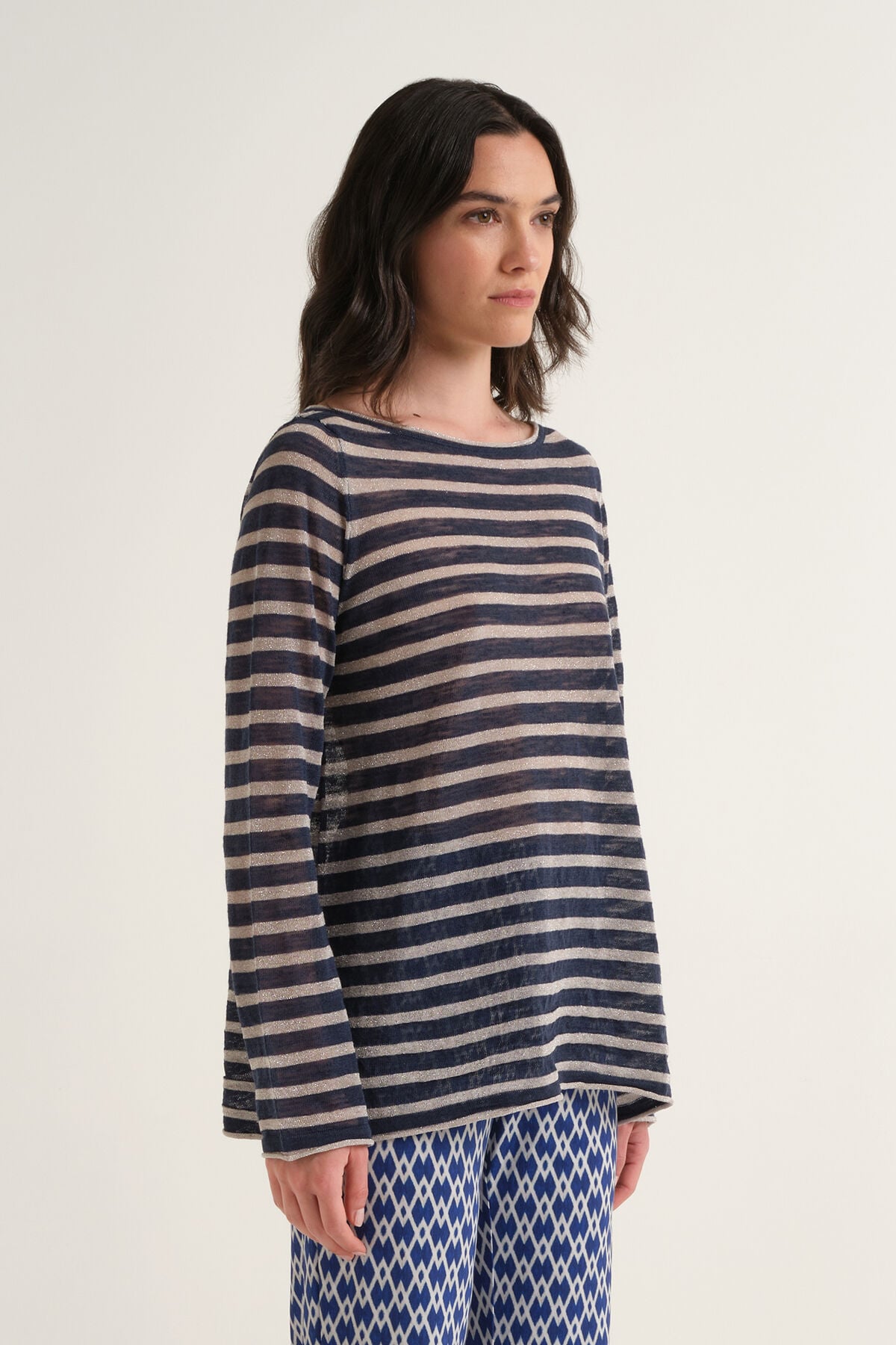 Malìparmi SUMMER LINEN JERSEY Azul JQ509178148