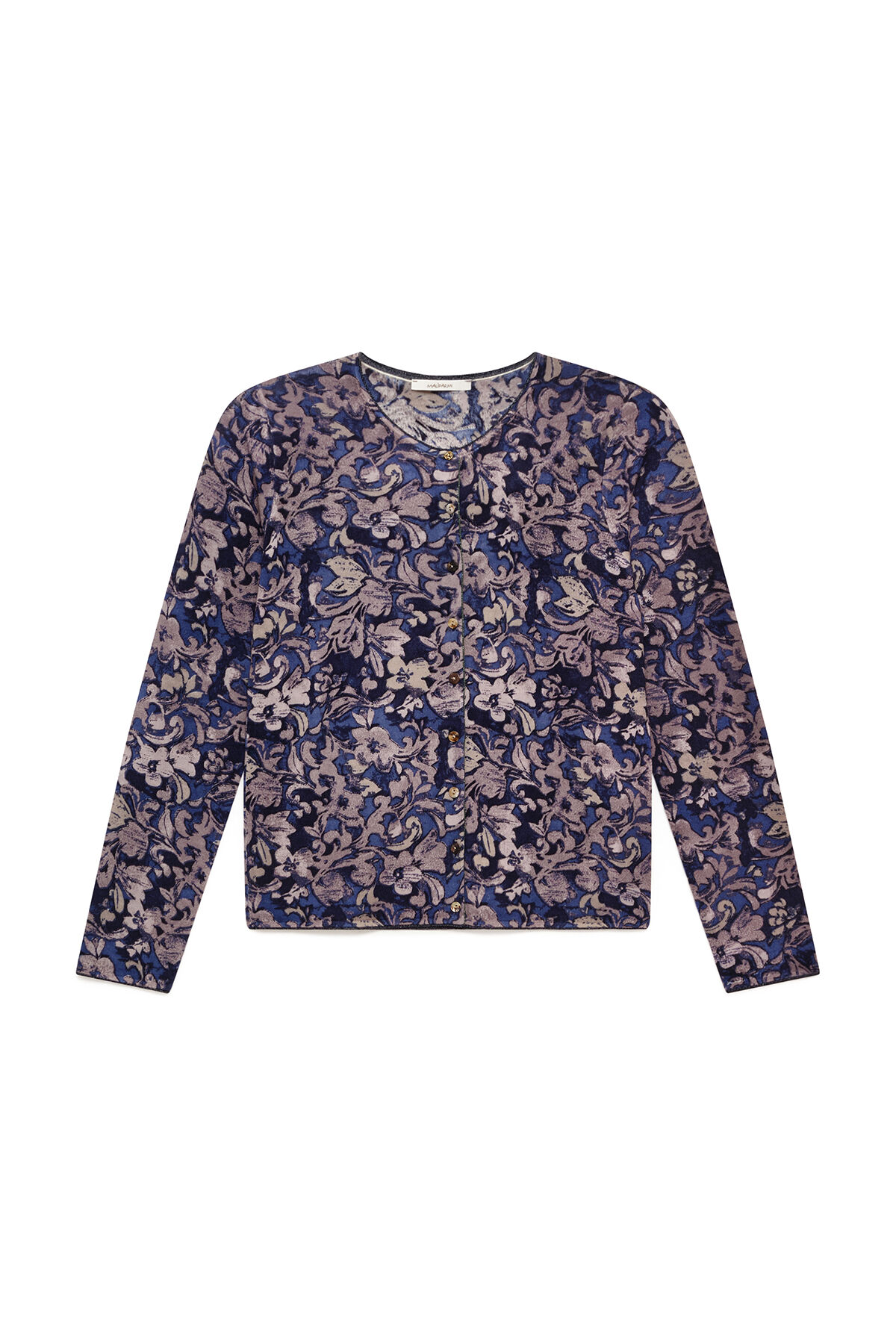 Maliparmi CARDIGAN PRINTED KNIT Blu JN355178200 Maliparmi CARDIGAN PRINTED KNIT Blu JN355178200