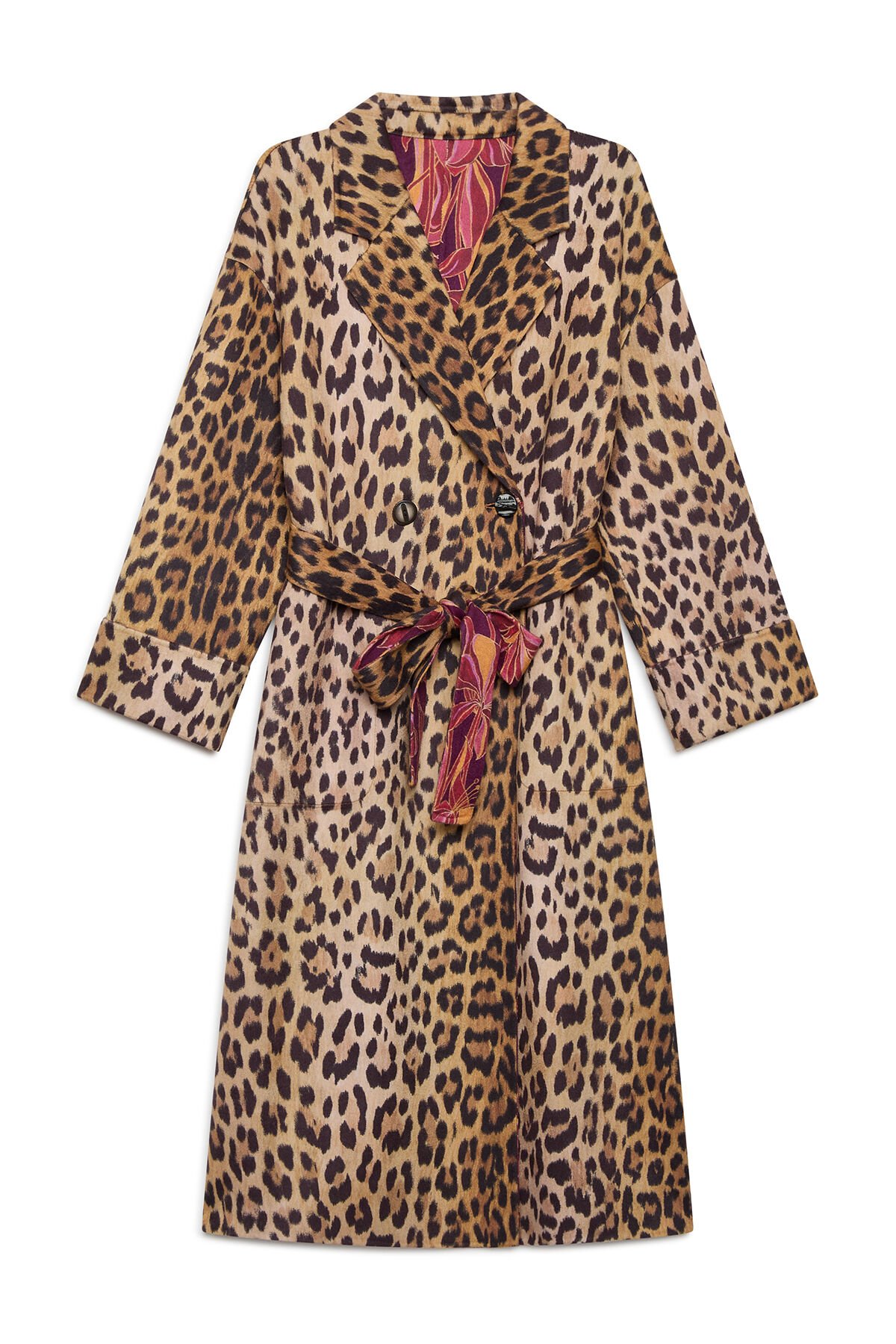 Maliparmi DOUBLE TROUBLE OVERCOAT Bordeaux JB538820292