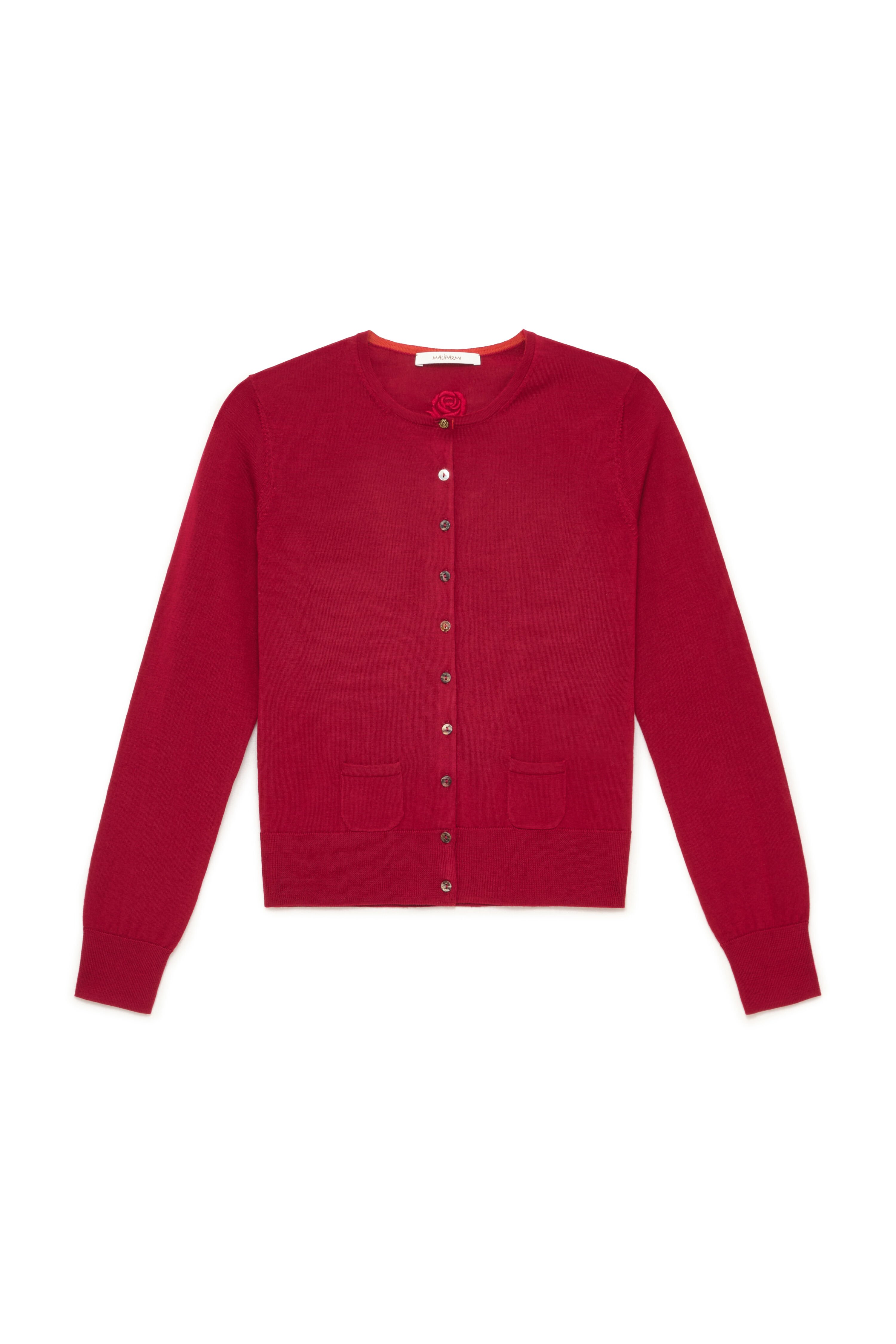 Maliparmi CARDIGAN COLOURS OF THE WORLD Cremisi JN228374230 Maliparmi CARDIGAN COLOURS OF THE WORLD Cremisi JN228374230
