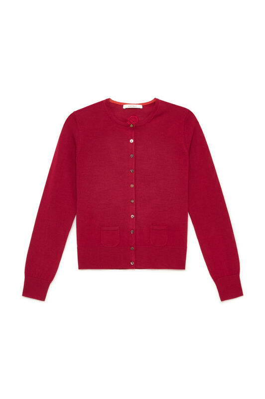 Maliparmi CARDIGAN COLOURS OF THE WORLD Cremisi JN228374230 Maliparmi CARDIGAN COLOURS OF THE WORLD Cremisi JN228374230