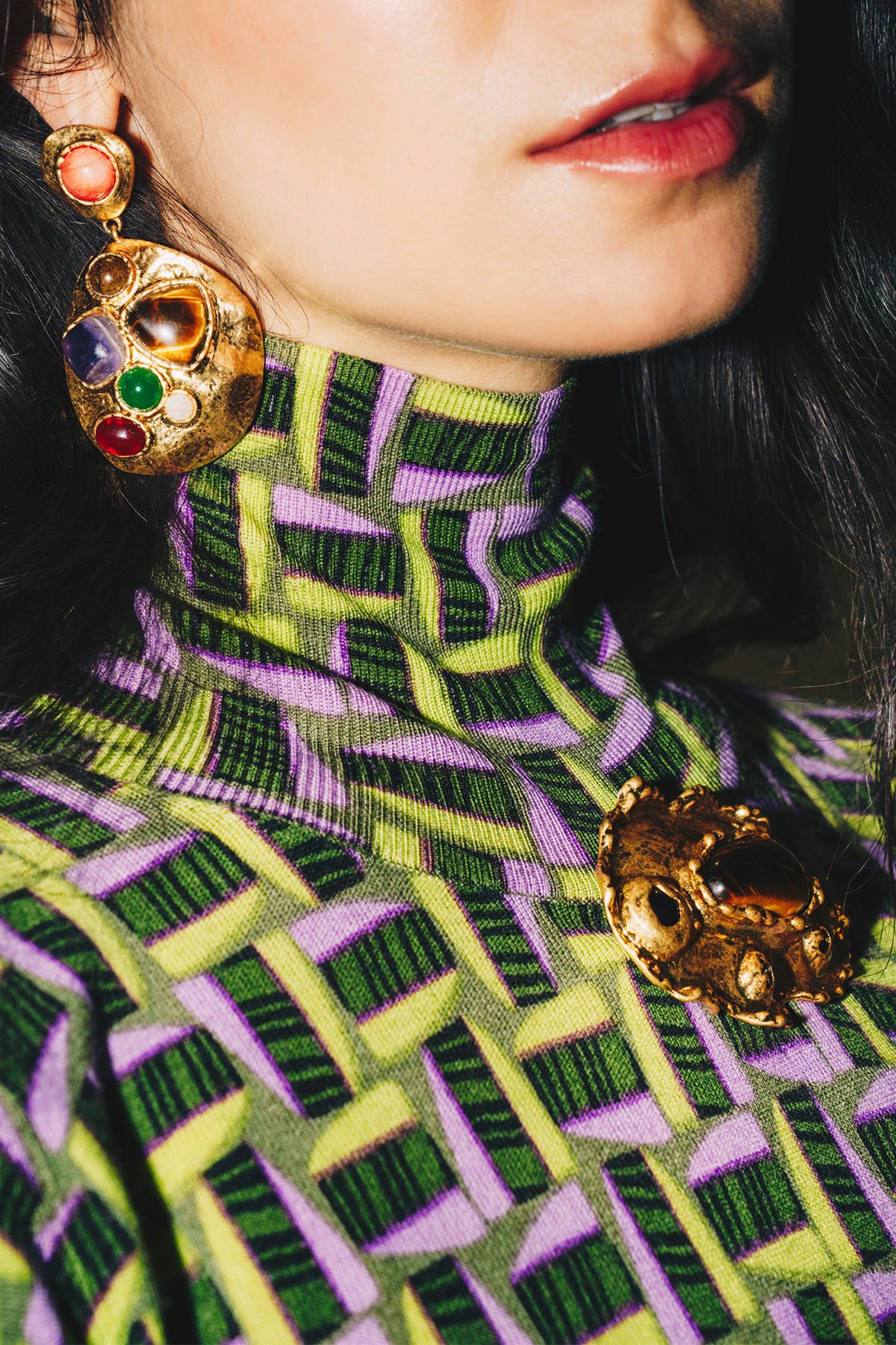 Maliparmi PRINTED KNIT KNITWEAR Green JQ510478200