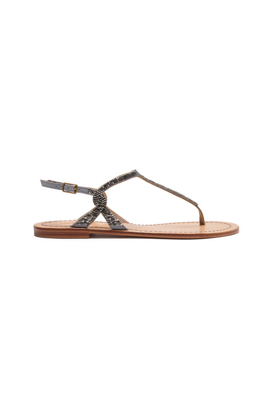 Malìparmi CUTS & BEADS SANDAL Old Silver SA006991069