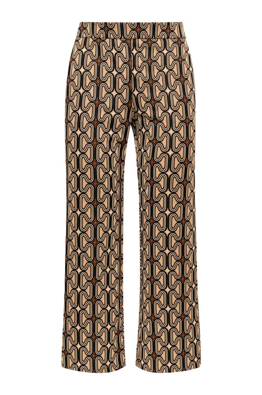 Maliparmi OPTICAL CHAIN TROUSER Black JH747970681