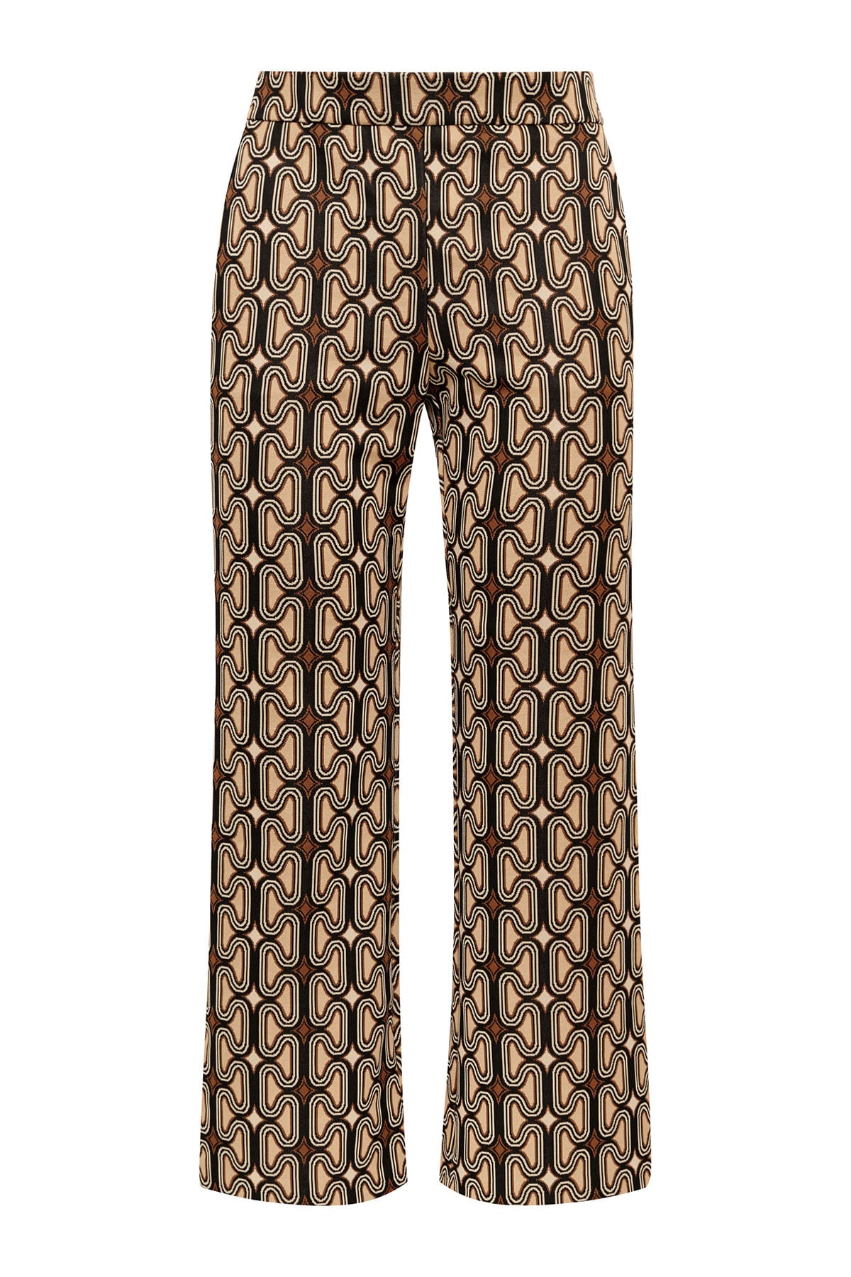 Maliparmi OPTICAL CHAIN TROUSER Black JH747970681