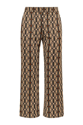 Maliparmi OPTICAL CHAIN TROUSER Black JH747970681 Maliparmi OPTICAL CHAIN TROUSER Black JH747970681
