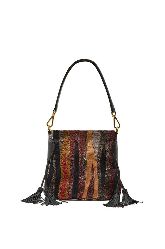 Maliparmi BORSA PICCOLA A SPALLA FLAME EMBROIDERY Multicolor BF000907235 Maliparmi BORSA PICCOLA A SPALLA FLAME EMBROIDERY Multicolor BF000907235